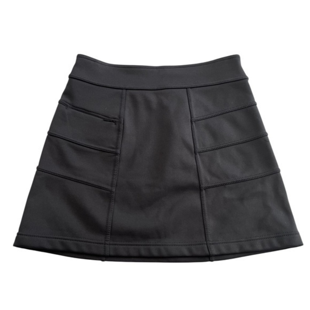 Athleta Grey Fleece A-Line Skirt